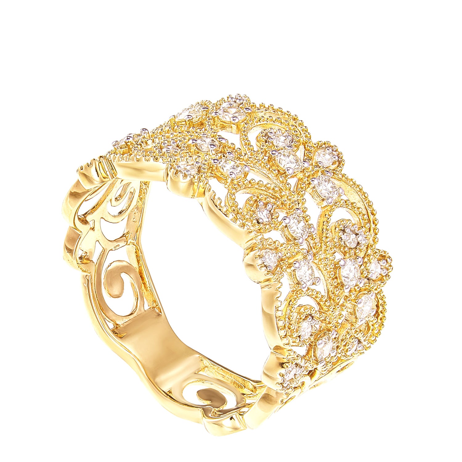 Round Diamond Ring in 375/9K Yellow Gold 259720121(YG)