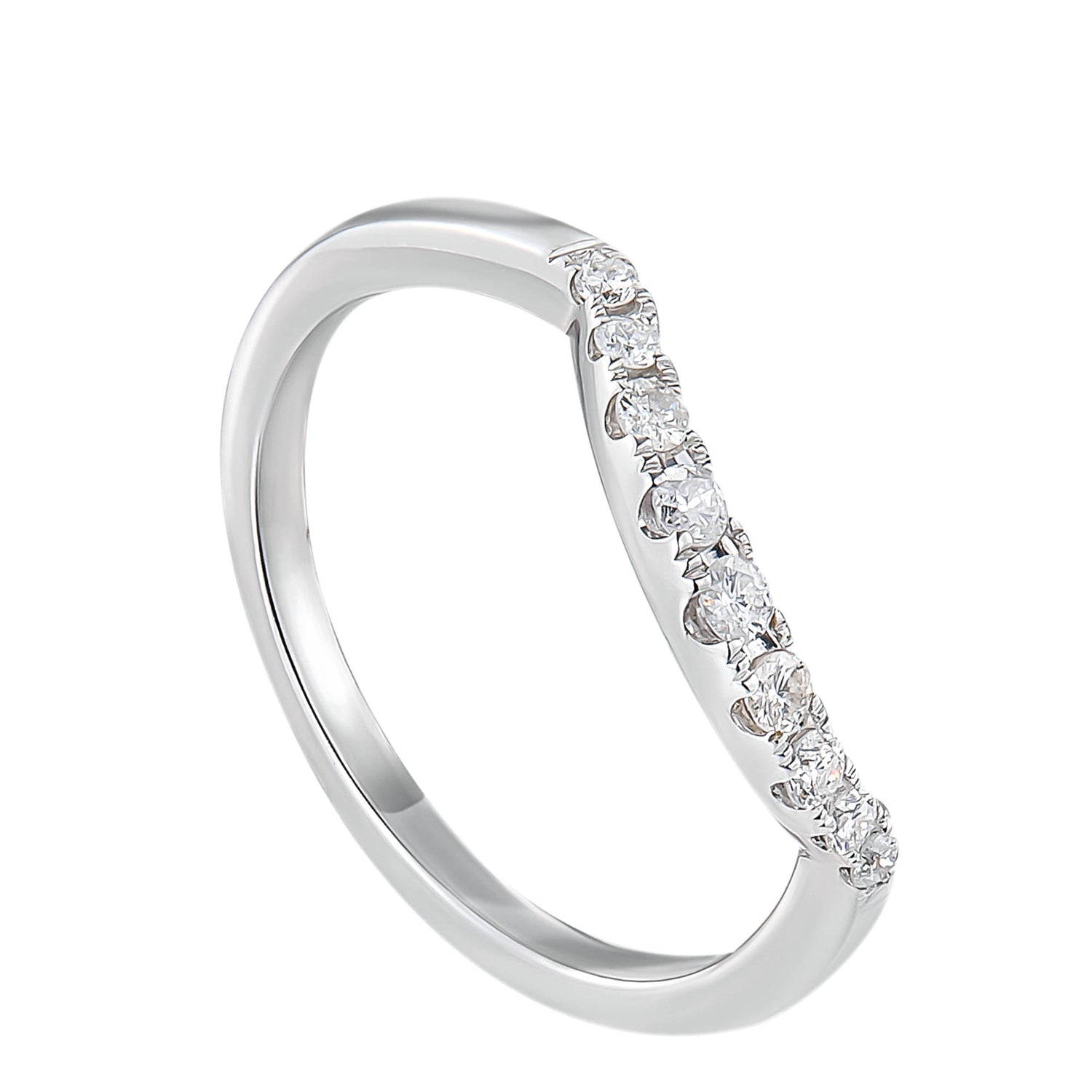 CHIC | Diamond Ring in 375/9K White Gold 258870820