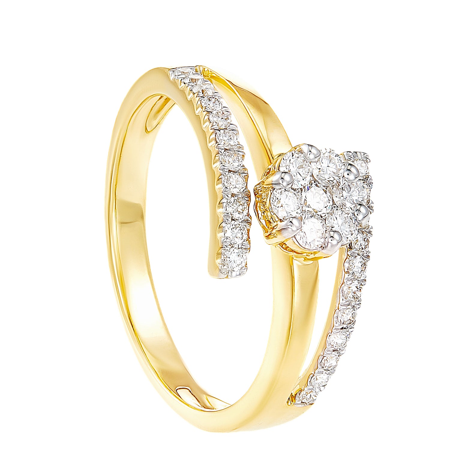 ADORE | Diamond Ring in 750/18K Yellow Gold 23131