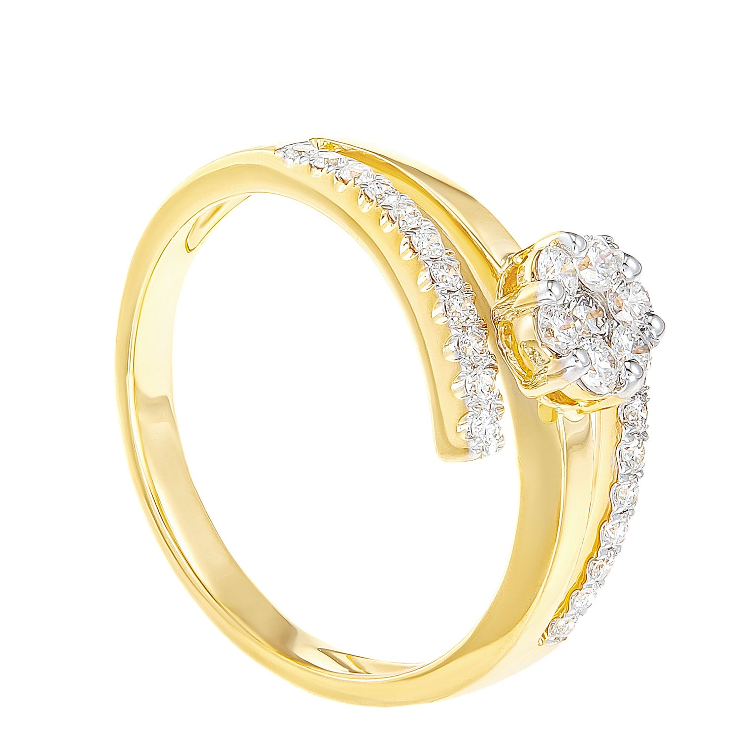 ADORE | Diamond Ring in 750/18K Yellow Gold 23131