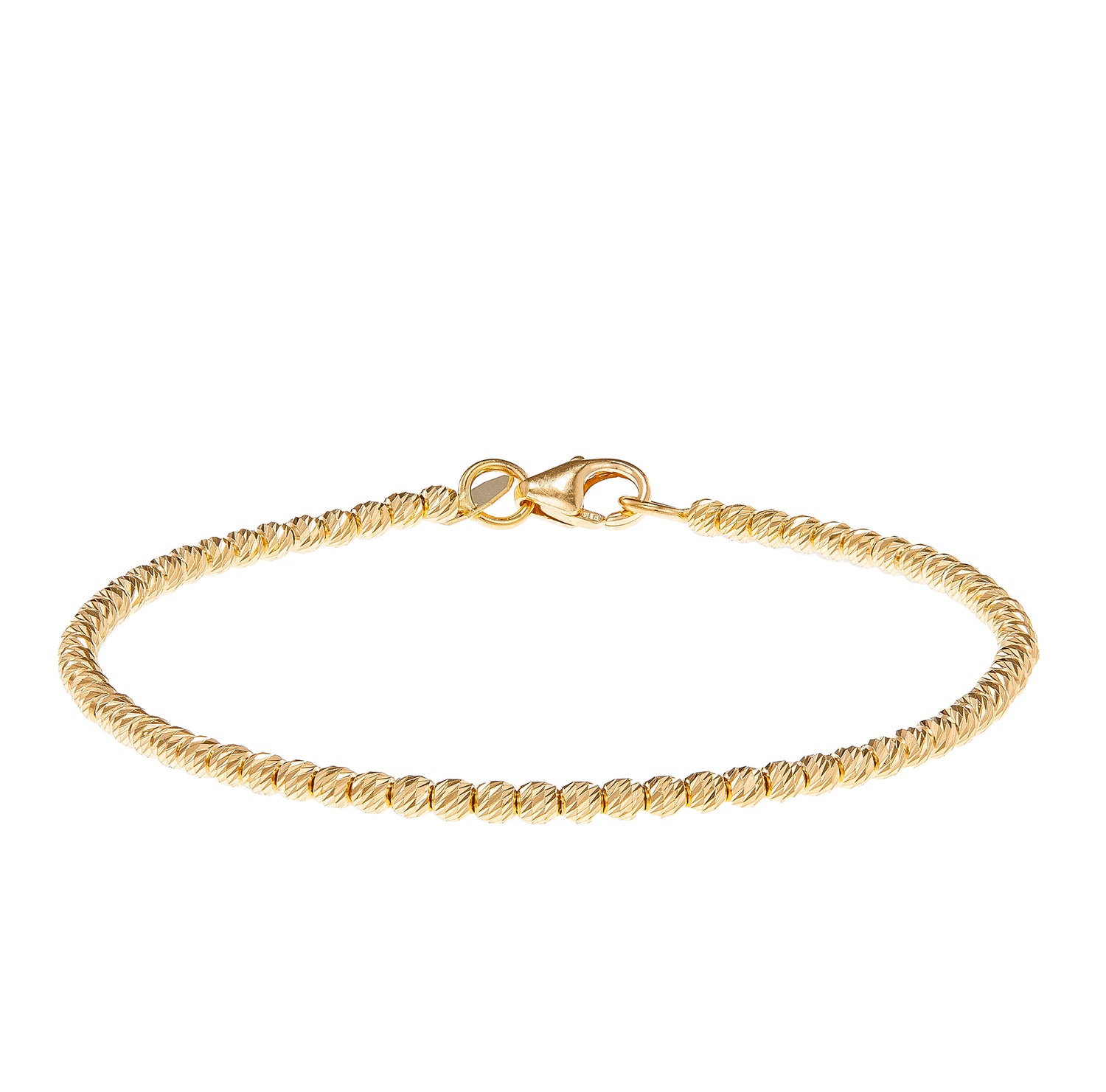 PICCOLO | Oro Italia 916 Yellow Gold Bracelet GW3287 (22K Gold)