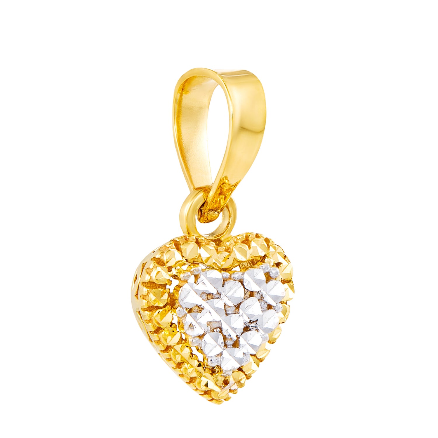 Oro Italia 916 Yellow and White Gold Pendant GP51150321-BI (22K Gold)