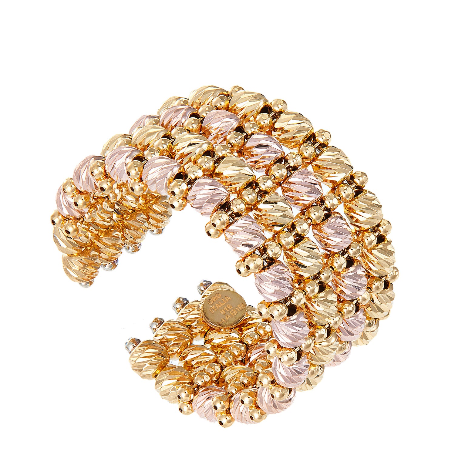 STELLA | Oro Italia 916 Yellow and Rose Gold Ring GR41990121(R)-BI (22K Gold)