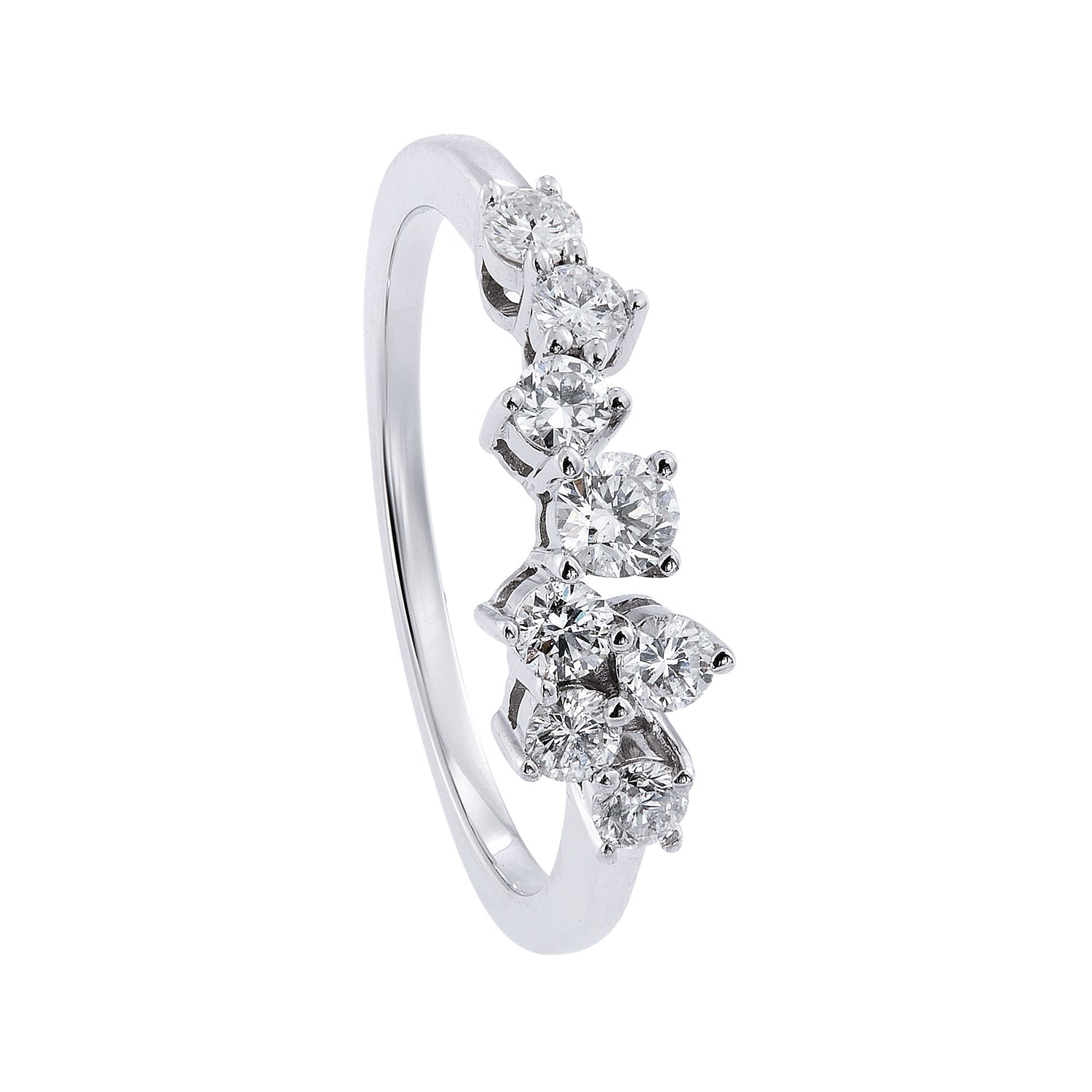 CHIC | Diamond Ring in 375/9K White Gold 259150920