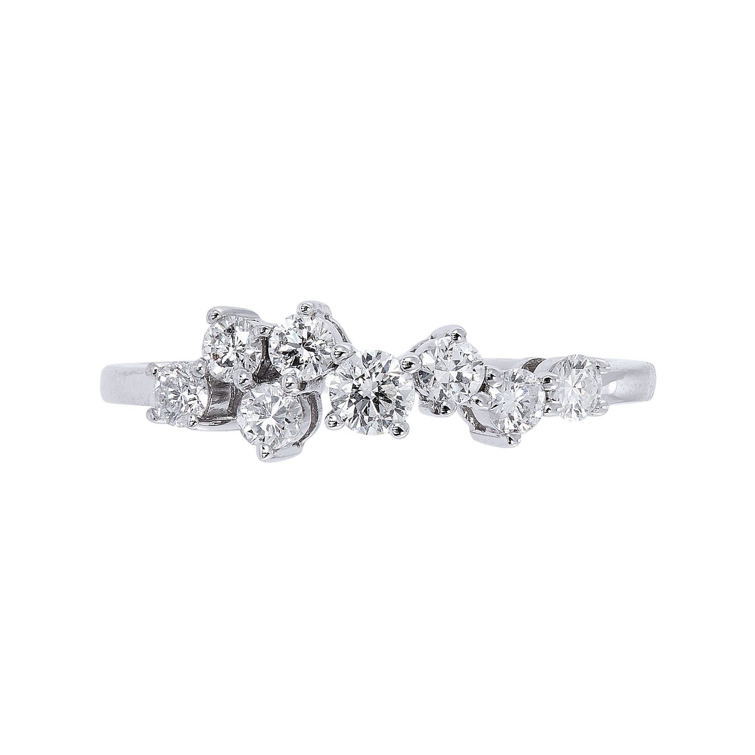 CHIC | Diamond Ring in 375/9K White Gold 259150920