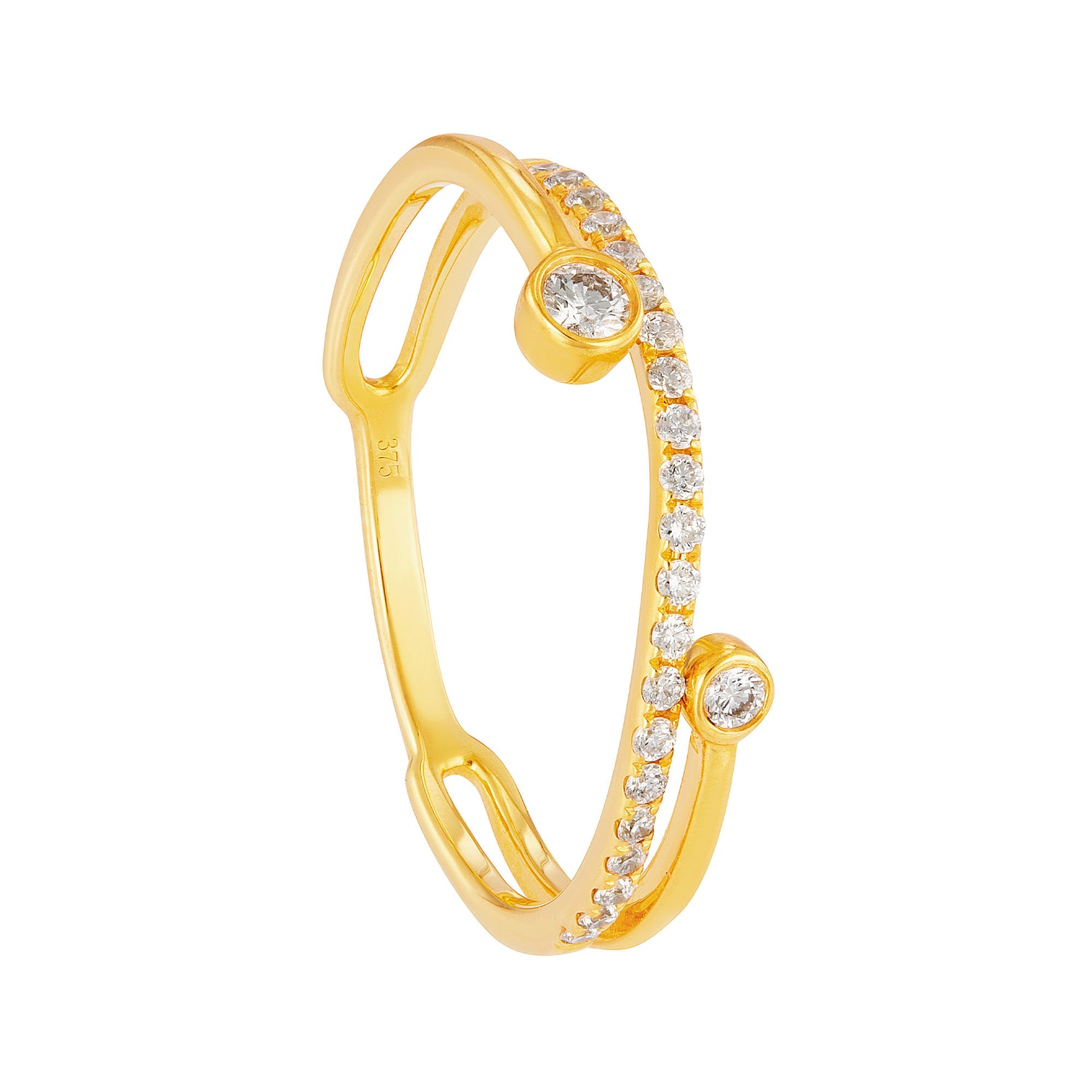 Diamond Ring in 375/9K Yellow Gold 260720621(YG)