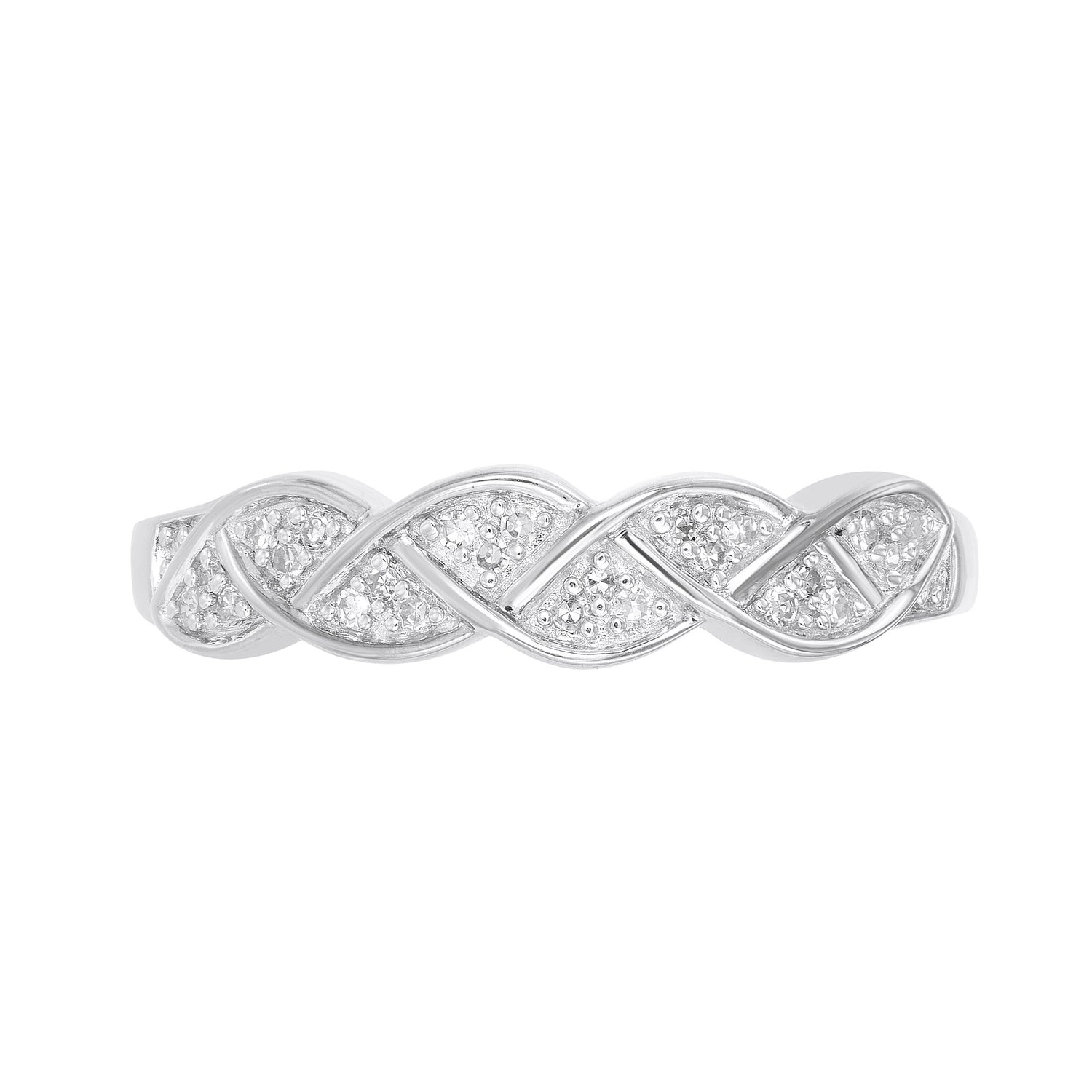 Hadewitch Diamond Ring in 375/9K White Gold 25107