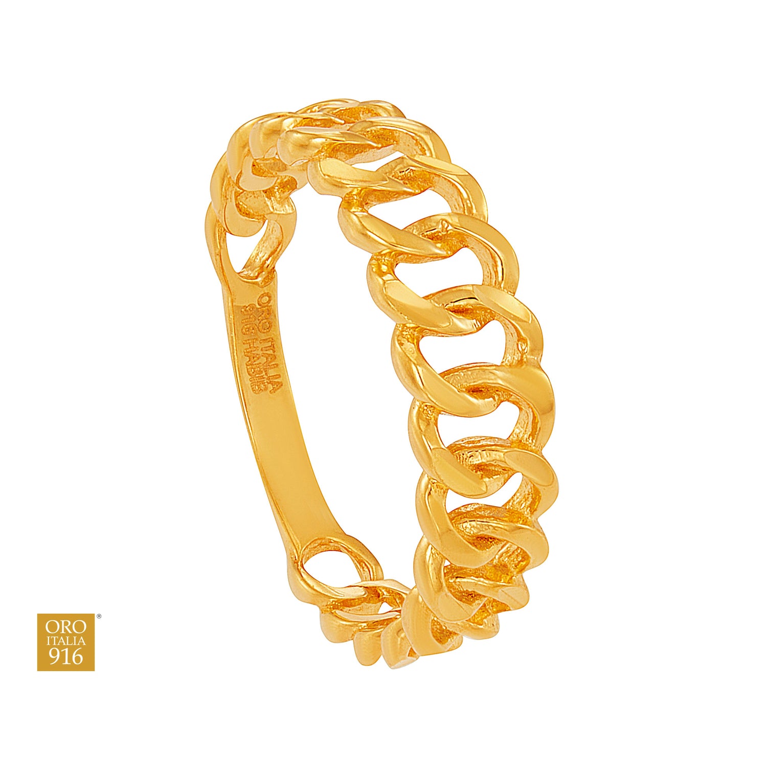 Oro Italia 916 Yellow Gold Ring GR60410925 (22K Gold)