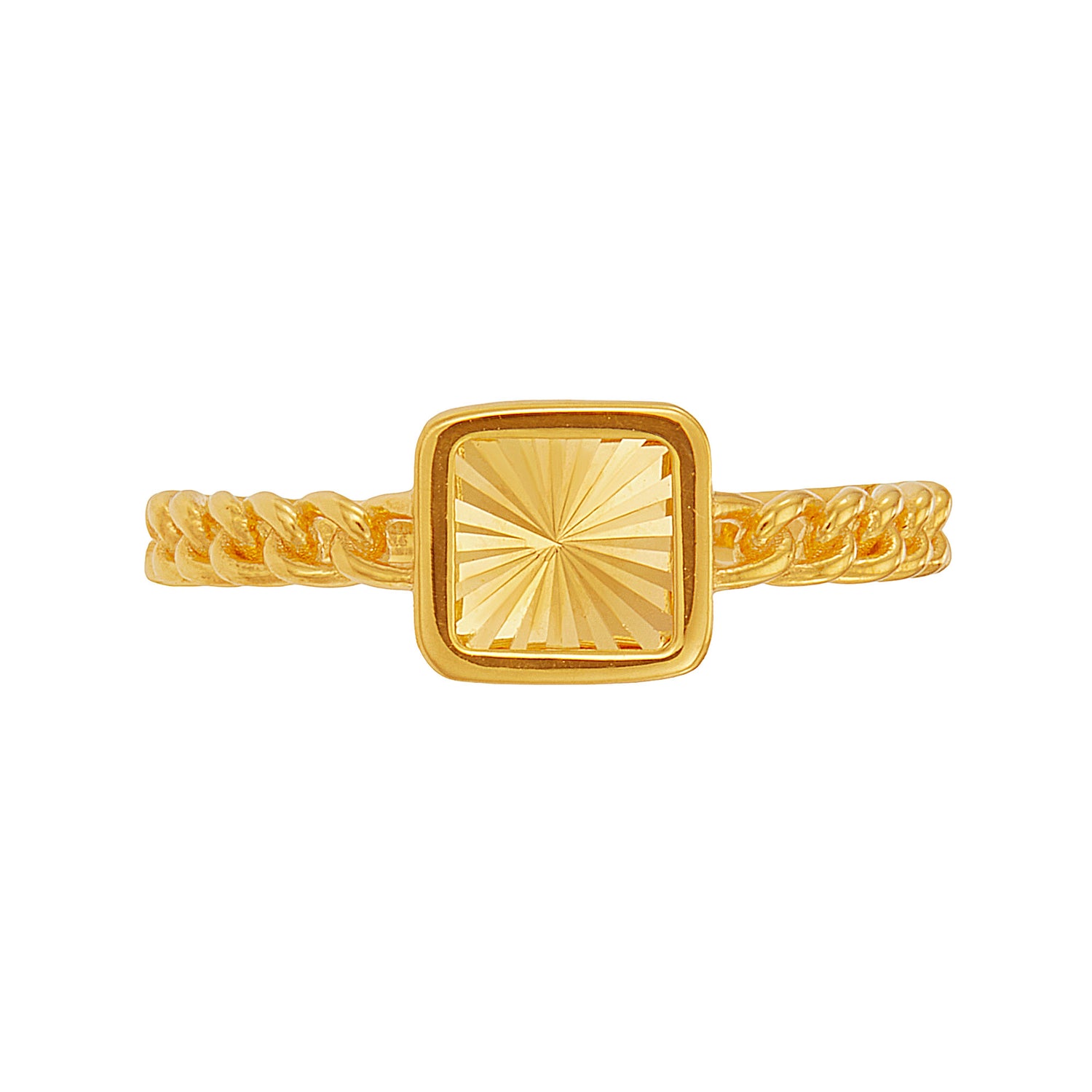Oro Italia 916 Yellow Gold Ring GR61411225 (22K Gold)