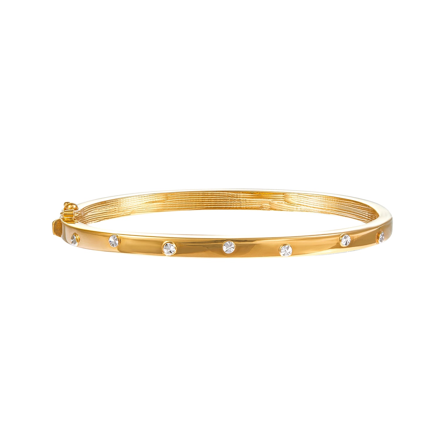 LUNA | Oro Italia 916 White and Yellow Gold Bangle GB8586-BI (22K Gold)