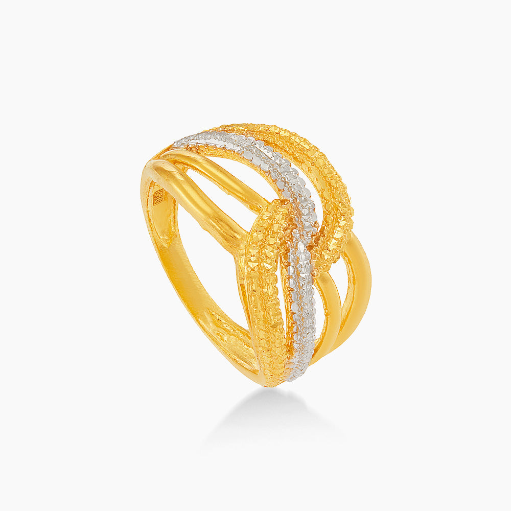 916/22K Yellow and White Gold Ring 6200187YW