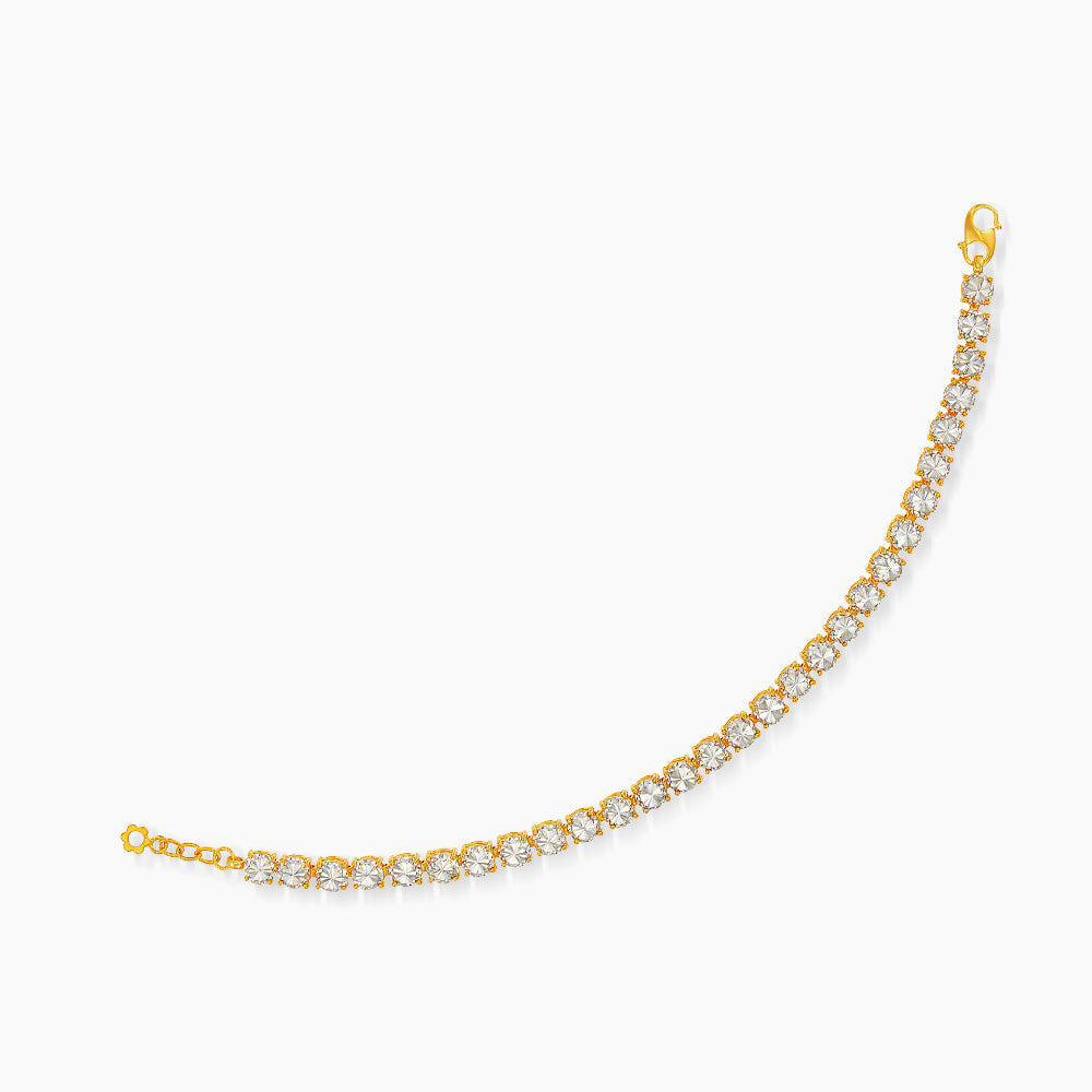 916/22K Yellow and White Gold Bracelet 6GW00021025BI
