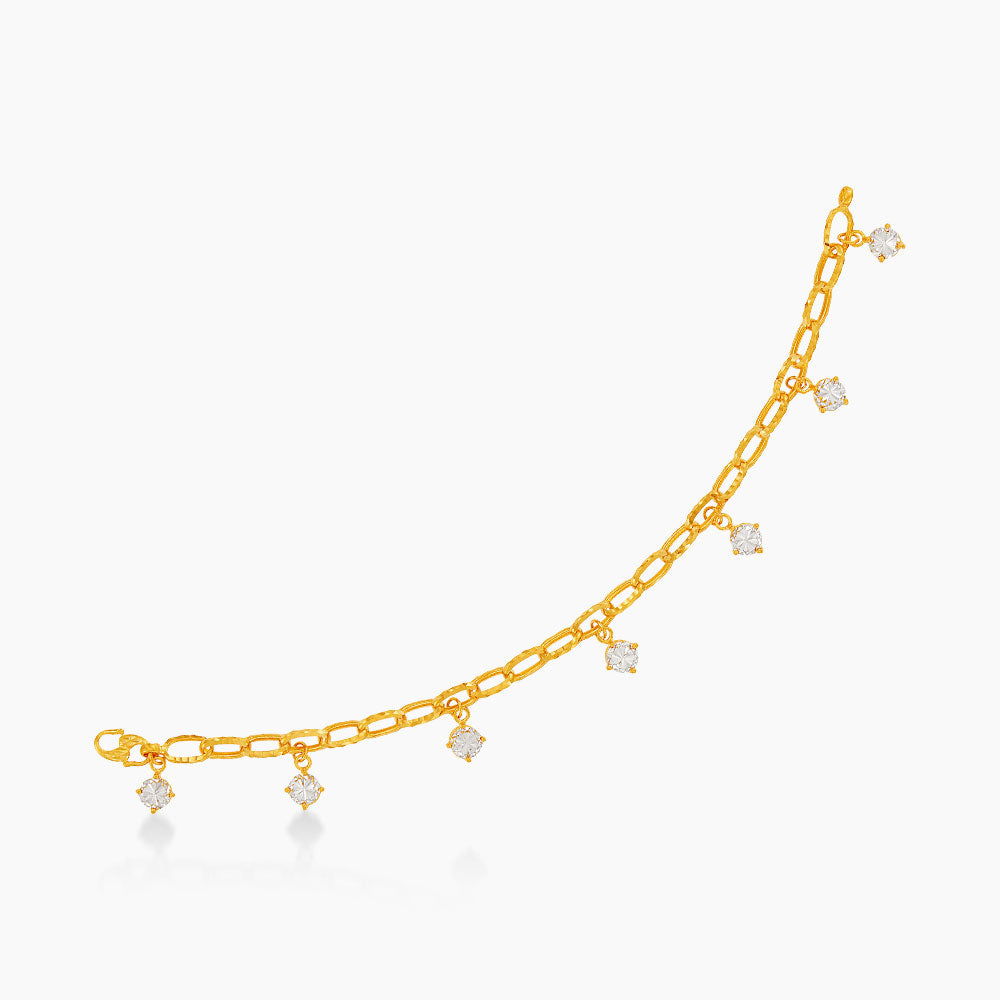 916/22K Yellow and White Gold Bracelet 6GW00061025BI