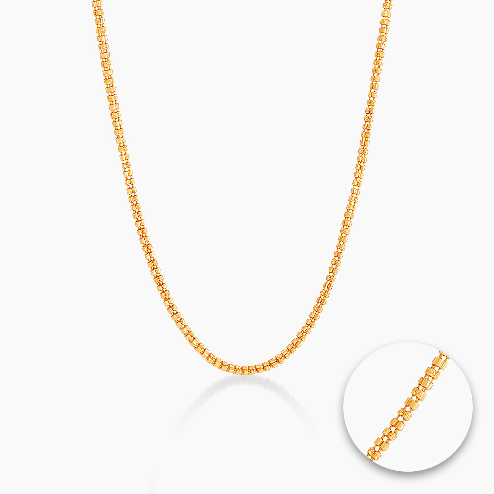 Oro Italia 916 Yellow Gold Necklace GC33310226(3Y) (22K Gold)