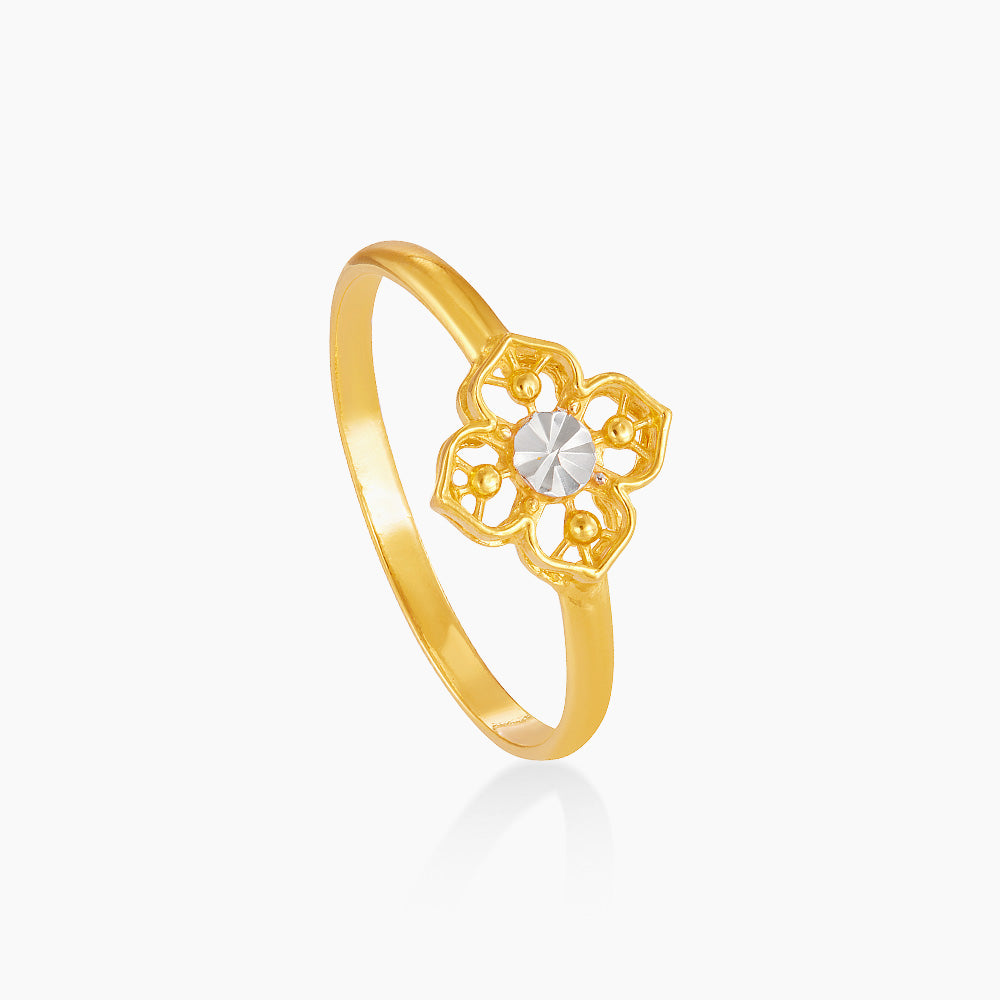 916/22K Yellow and White Gold Ring 6200177YW
