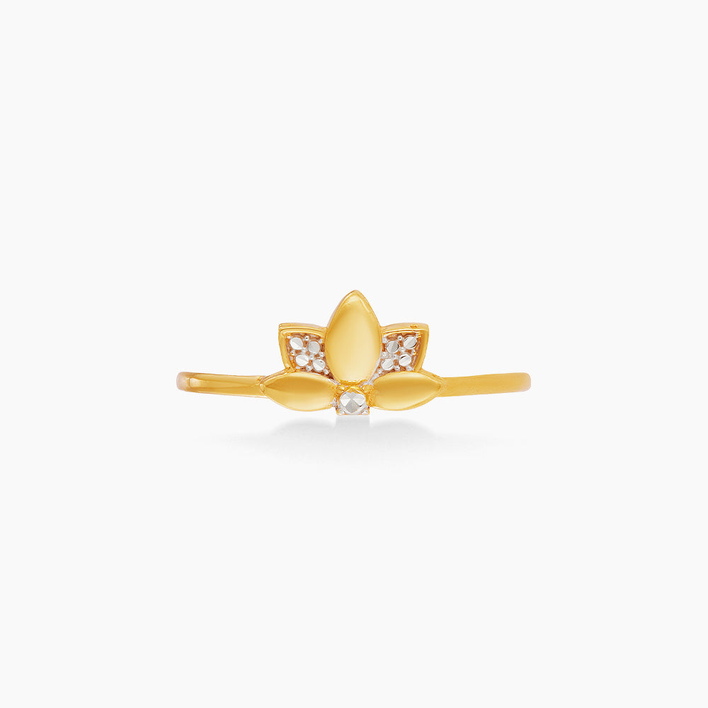 916/22K Yellow and White Gold Ring 6200101YW