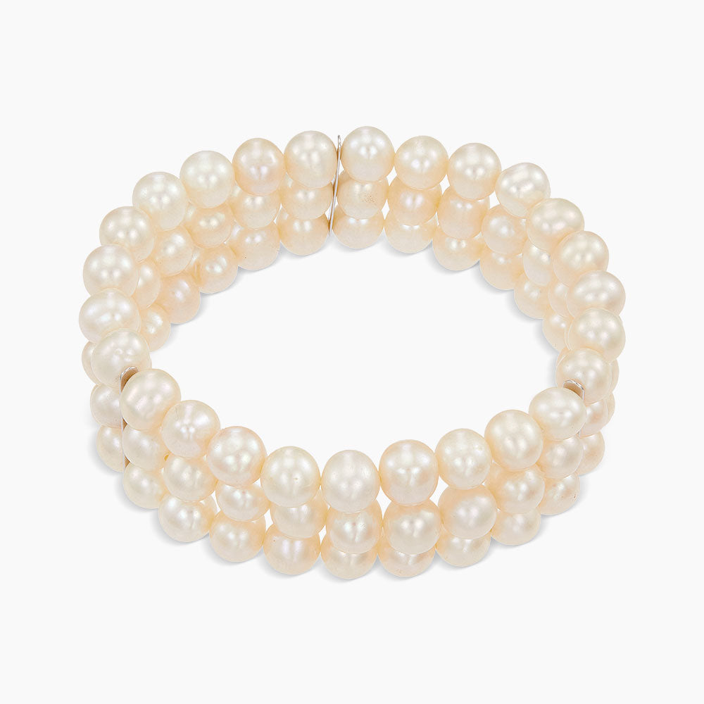 Pearl Bracelet in 925 White Gold BW61564(3L)