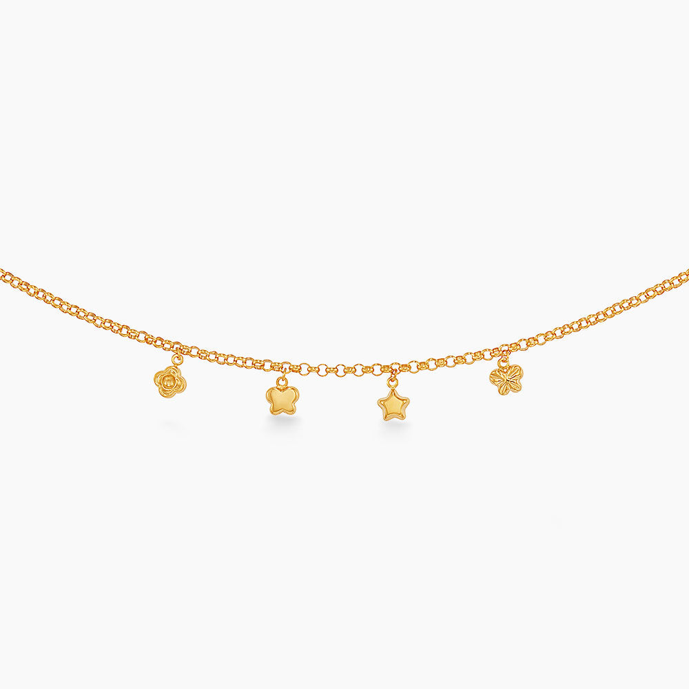 Oro Italia 916 Yellow Gold Bracelet GW54891225-BBY (for baby) (22K Gold)
