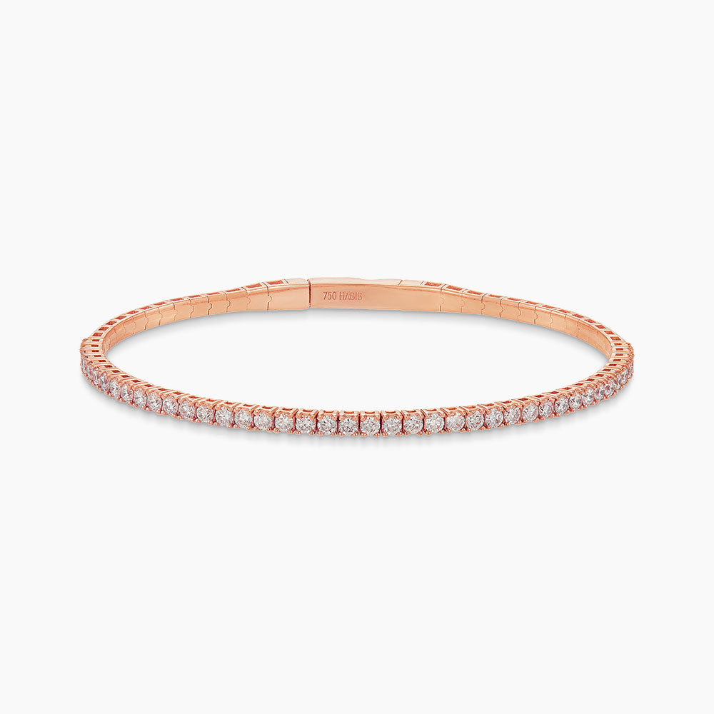 Diamond Bangle in 750/18K Rose Gold 682800426(RG)