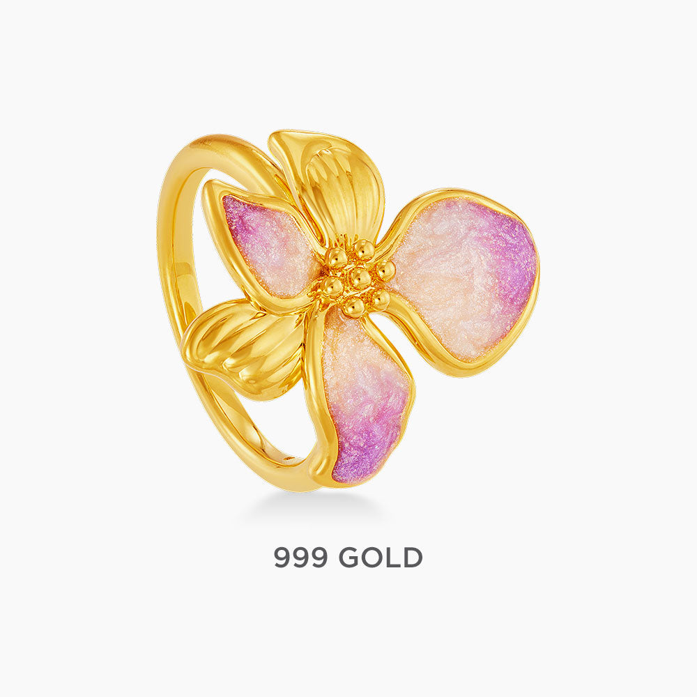 999/24K Yellow Gold Ring 9200004Y(R)