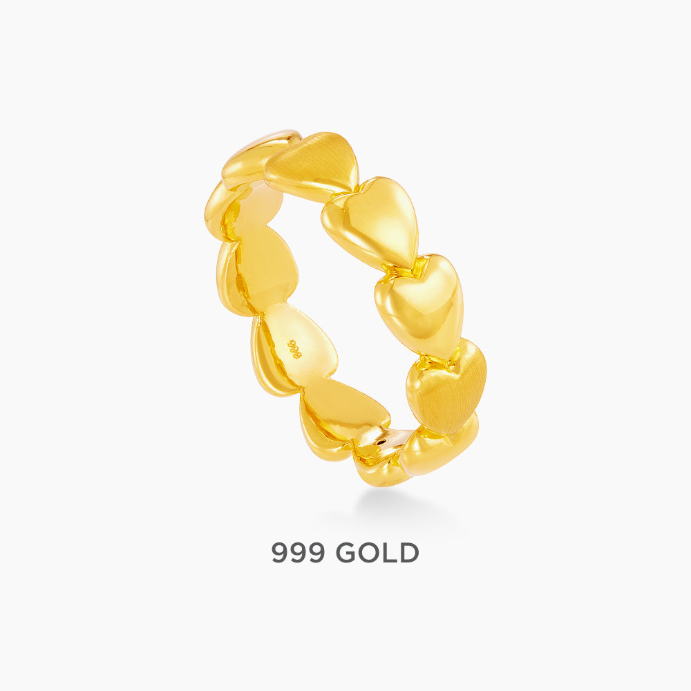 999/24K Yellow Gold Ring 9200011Y
