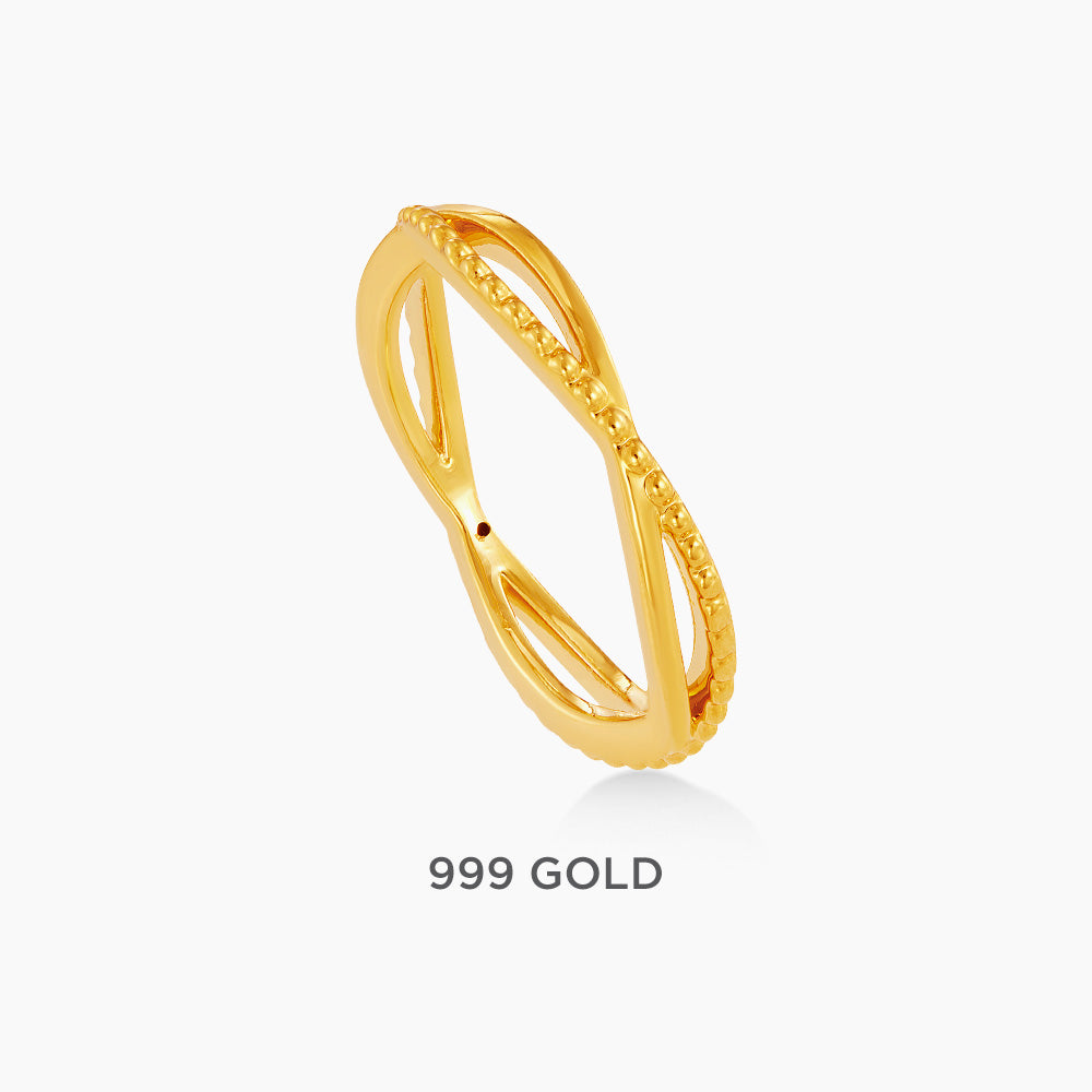 999/24K Yellow Gold Ring 9200077Y