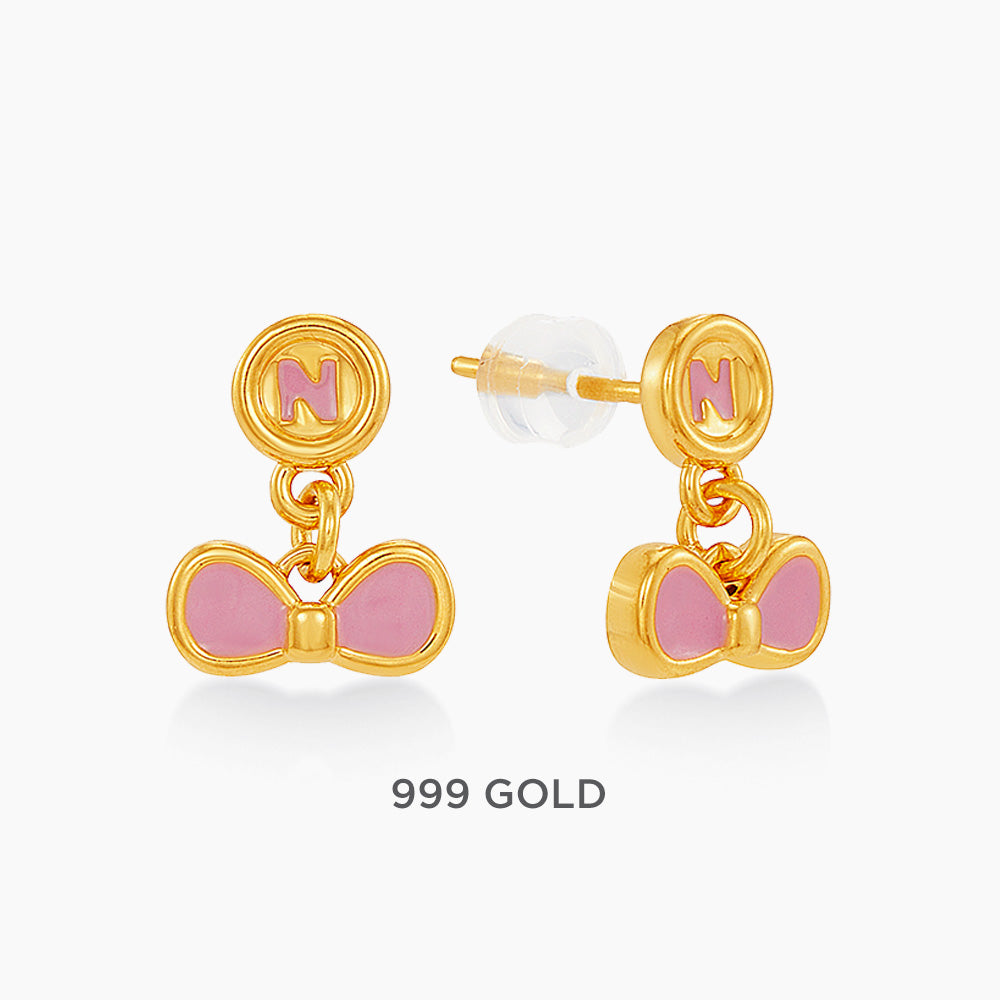 HABIB x Didi & Friends | 999/24K Yellow Gold Earrings 9300002Y