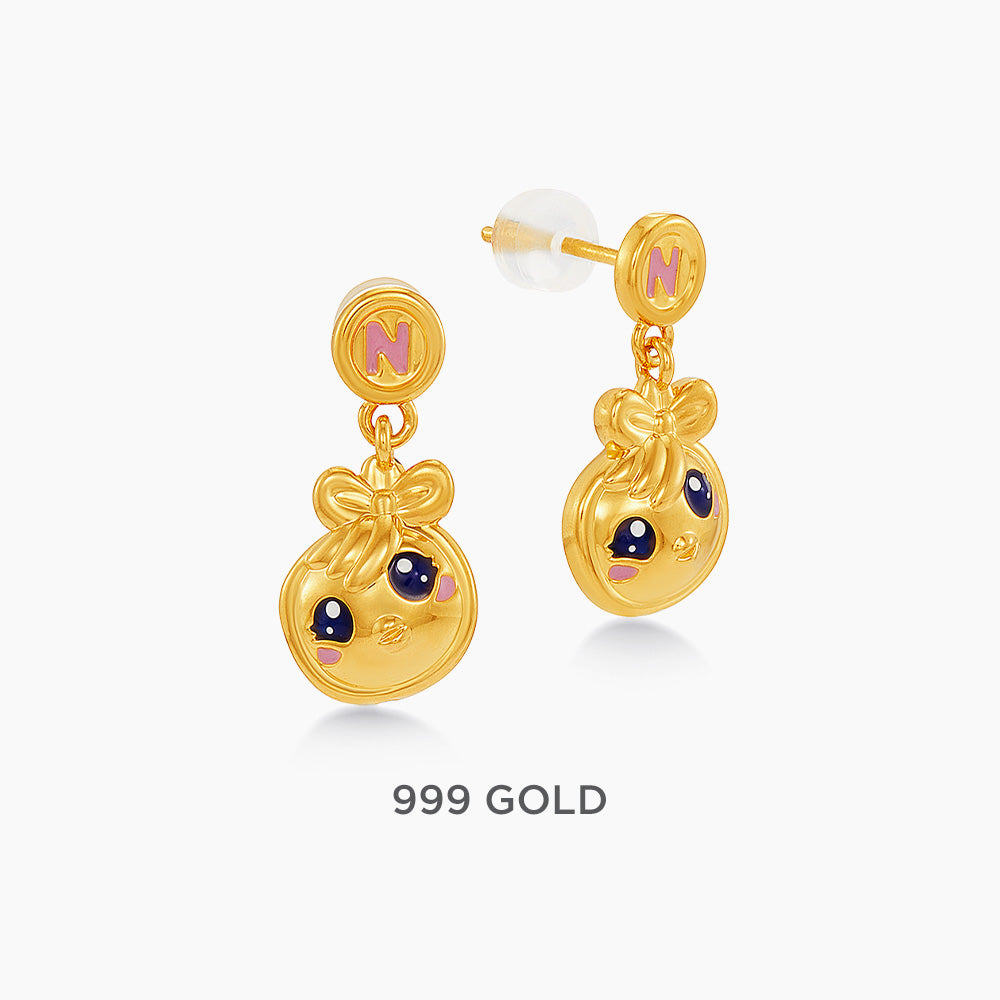 HABIB x Didi & Friends | 999/24K Yellow Gold Earrings 9300003Y