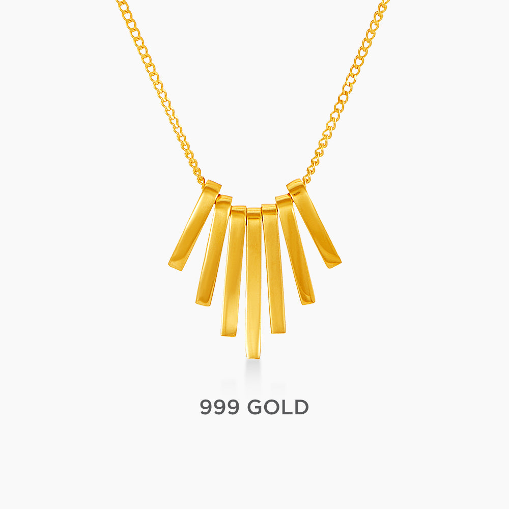 999/24K Yellow Gold Necklace 9GC00191124
