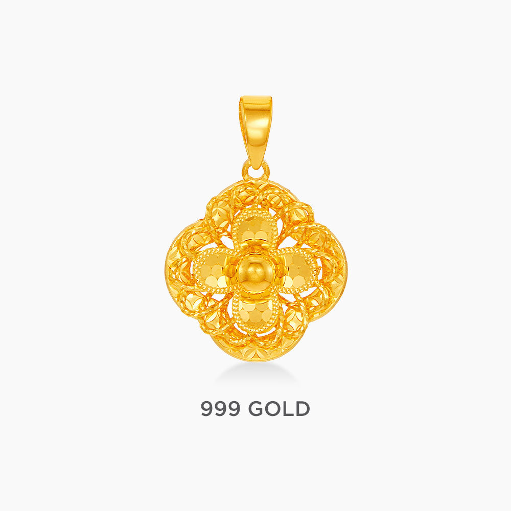 999/24K Yellow Gold Pendant 9GP00181024