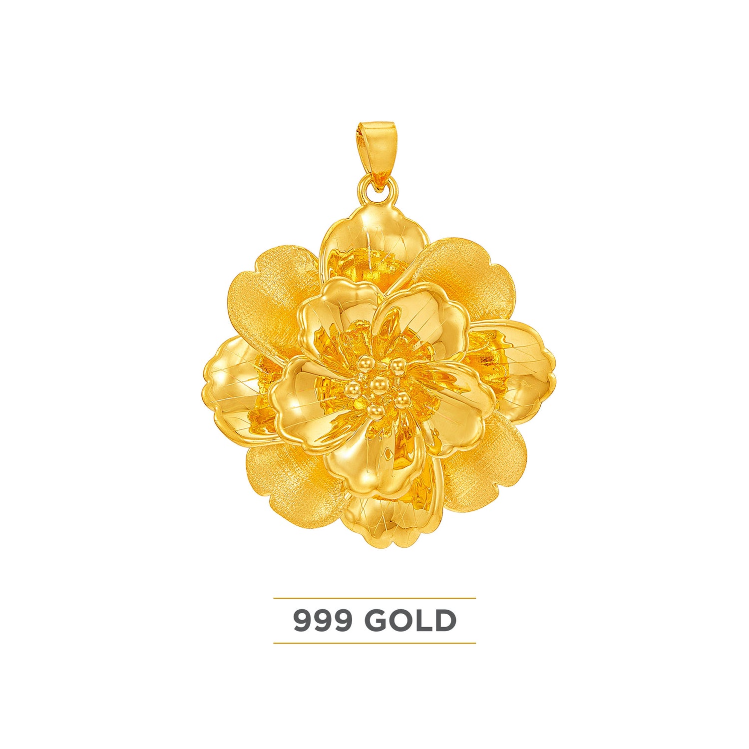 999/24K Yellow Gold Pendant 9GP00701224