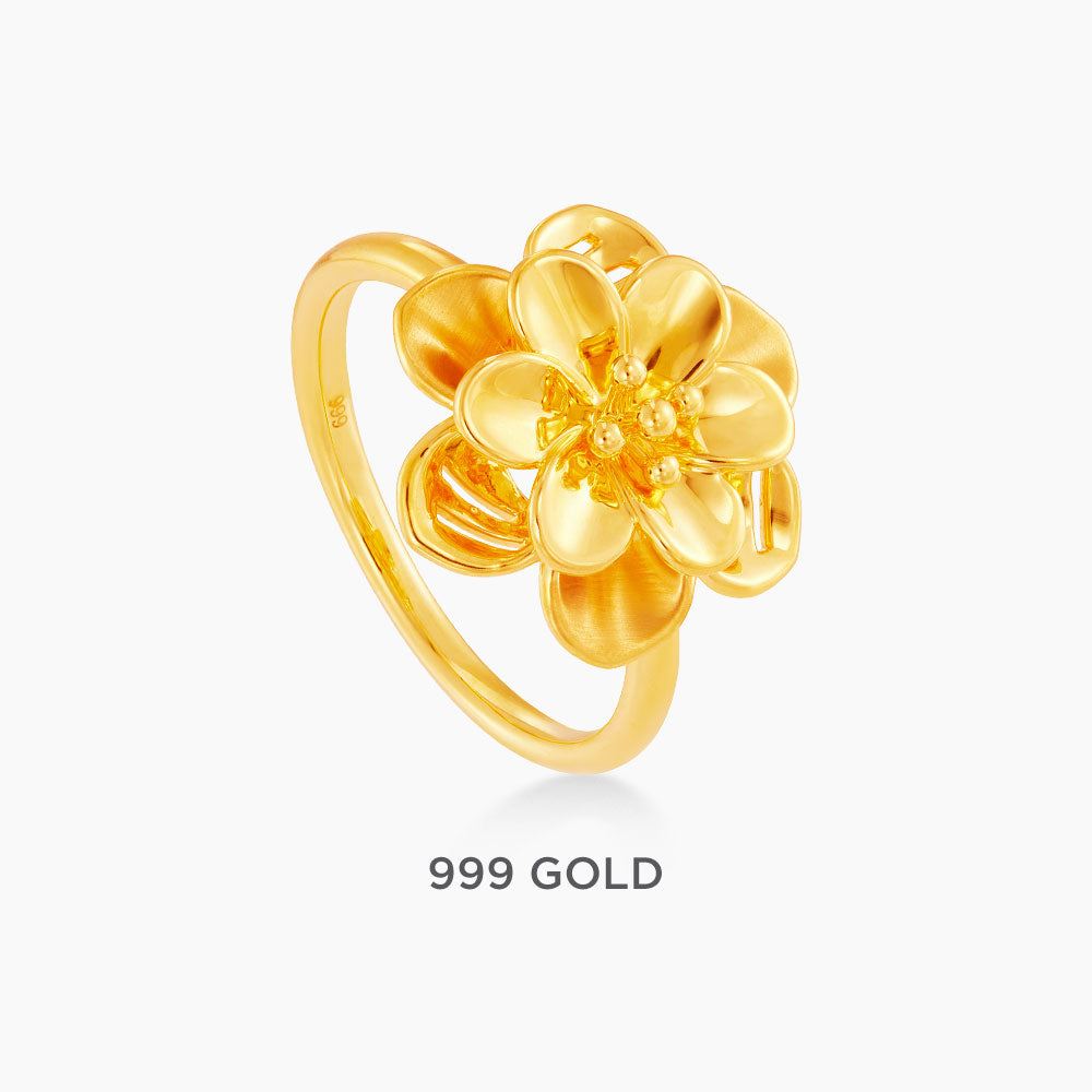 999/24K Yellow Gold Ring 9GR00151024
