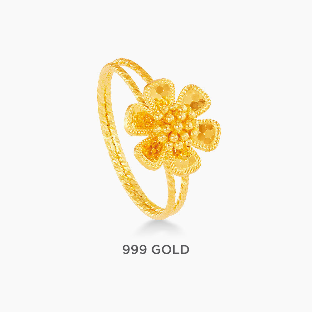 999/24K Yellow Gold Ring 9GR00421224