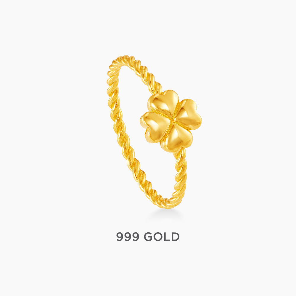 999/24K Yellow Gold Ring 9GR00441224