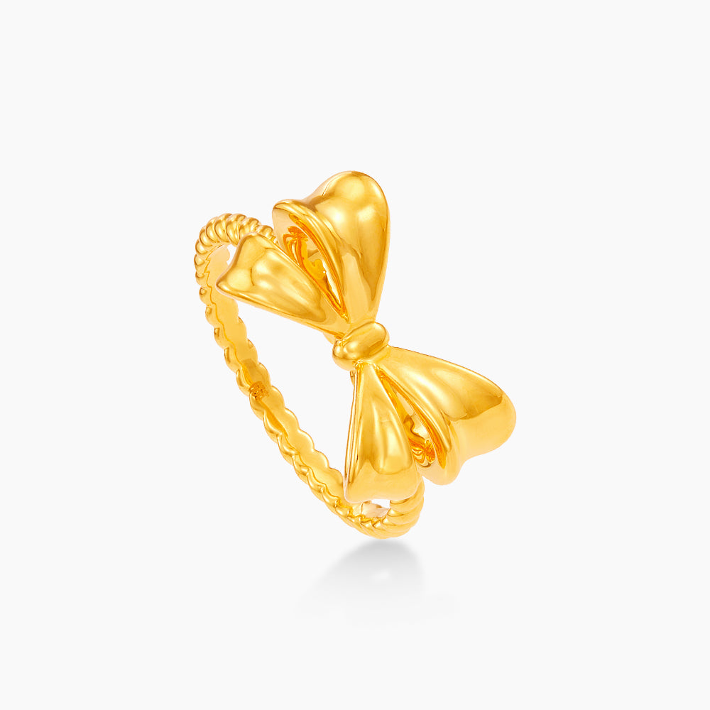 999/24K Yellow Gold Ring (Ribbon) 9GR00561224