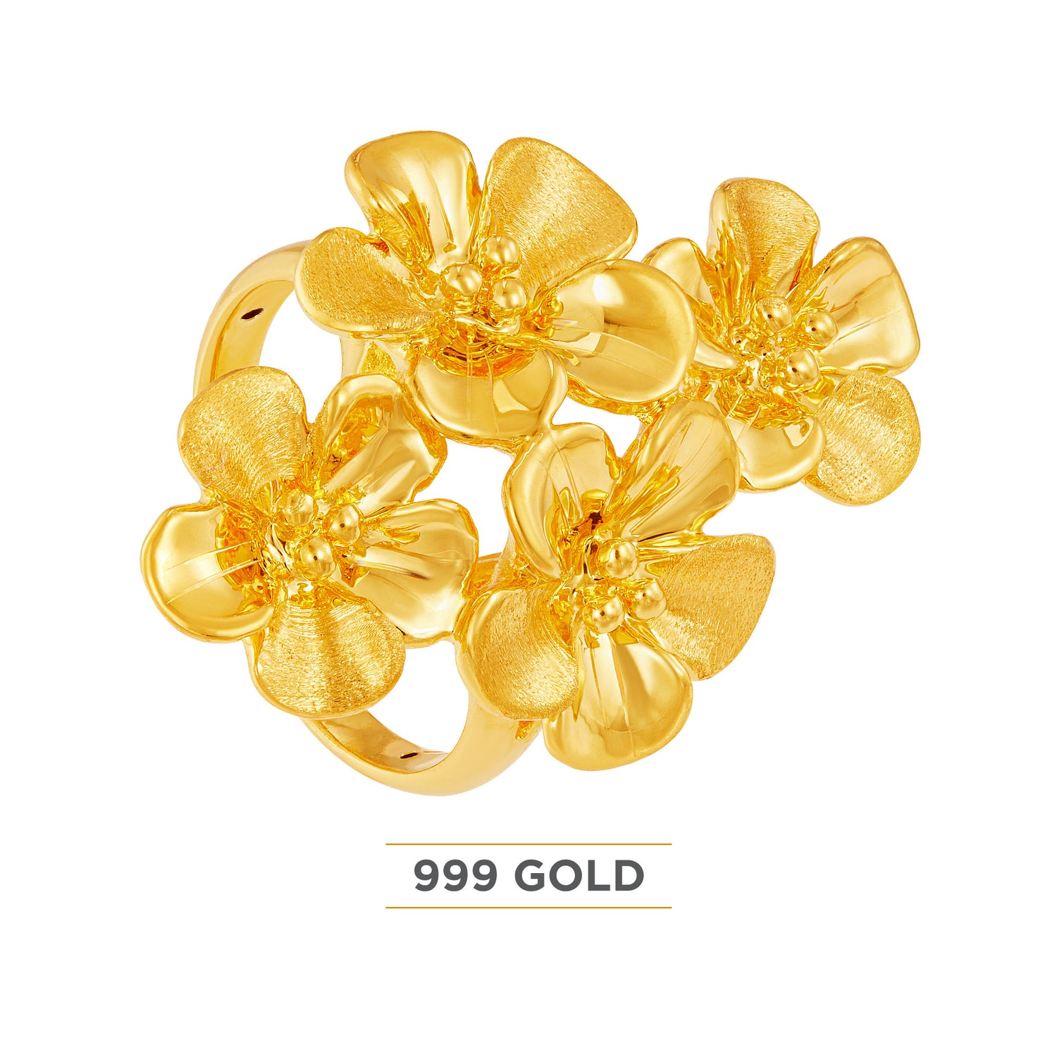 999/24K Yellow Gold Ring 9GR00641224