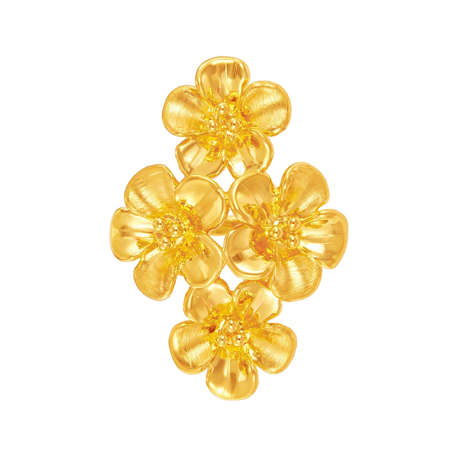 999/24K Yellow Gold Ring 9GR00641224