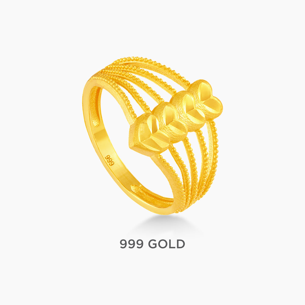 999/24K Yellow Gold Ring 9GR00810325