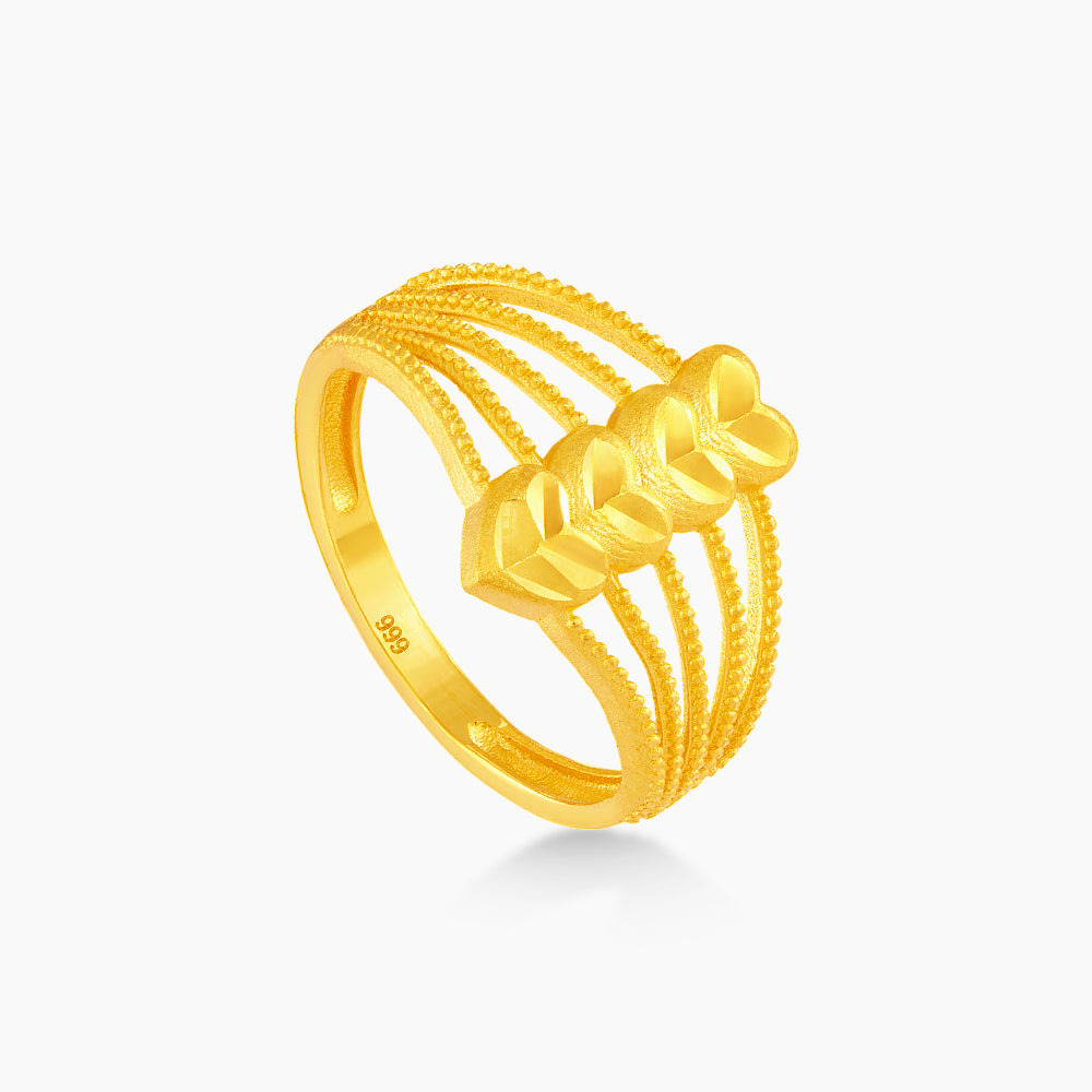 999/24K Yellow Gold Ring 9GR00810325
