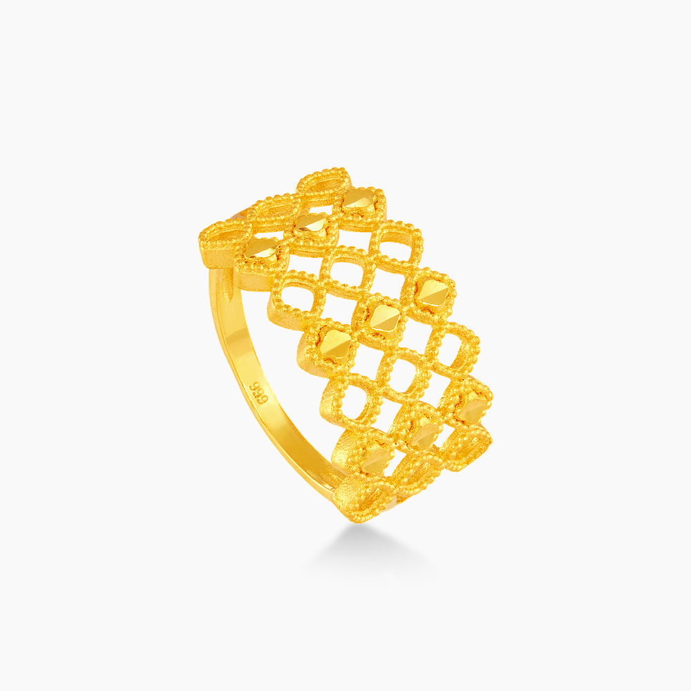 999/24K Yellow Gold Ring 9GR00820325