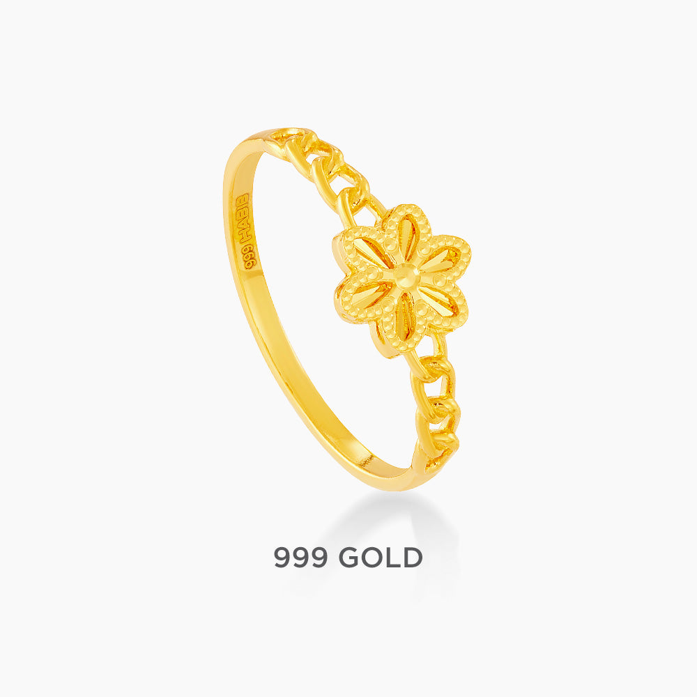 999/24K Yellow Gold Ring 9GR01000525