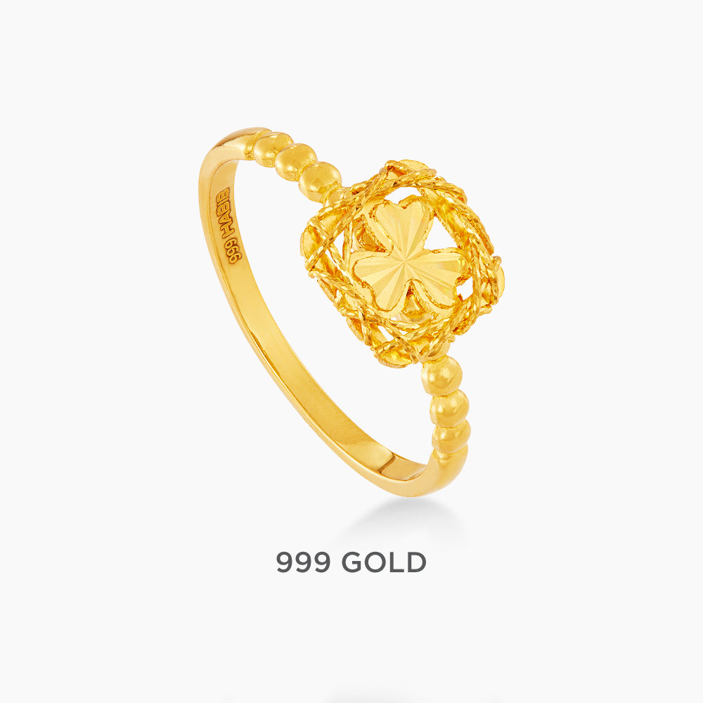 999/24K Yellow Gold Ring 9GR01010525
