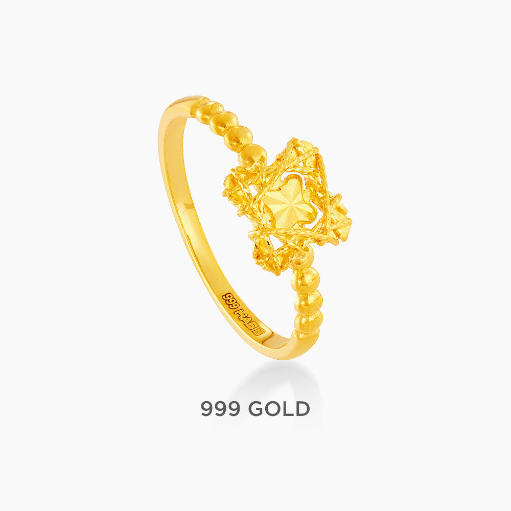 999/24K Yellow Gold Ring 9GR01030525