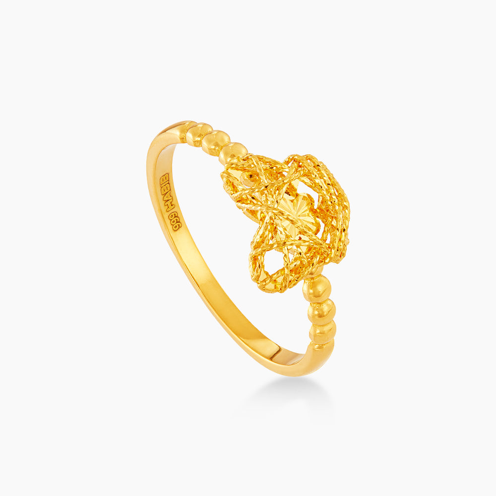 999/24K Yellow Gold Ring 9GR01040525