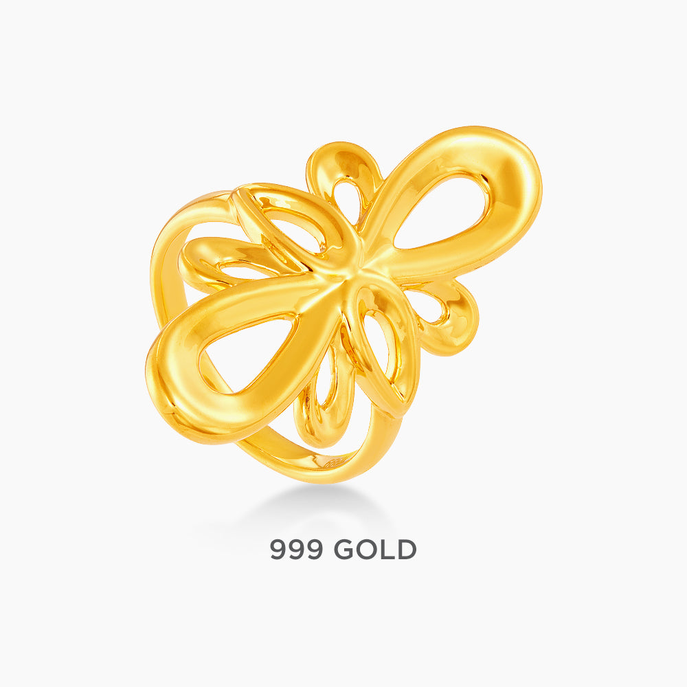 999/24K Yellow Gold Ring 9GR01340825