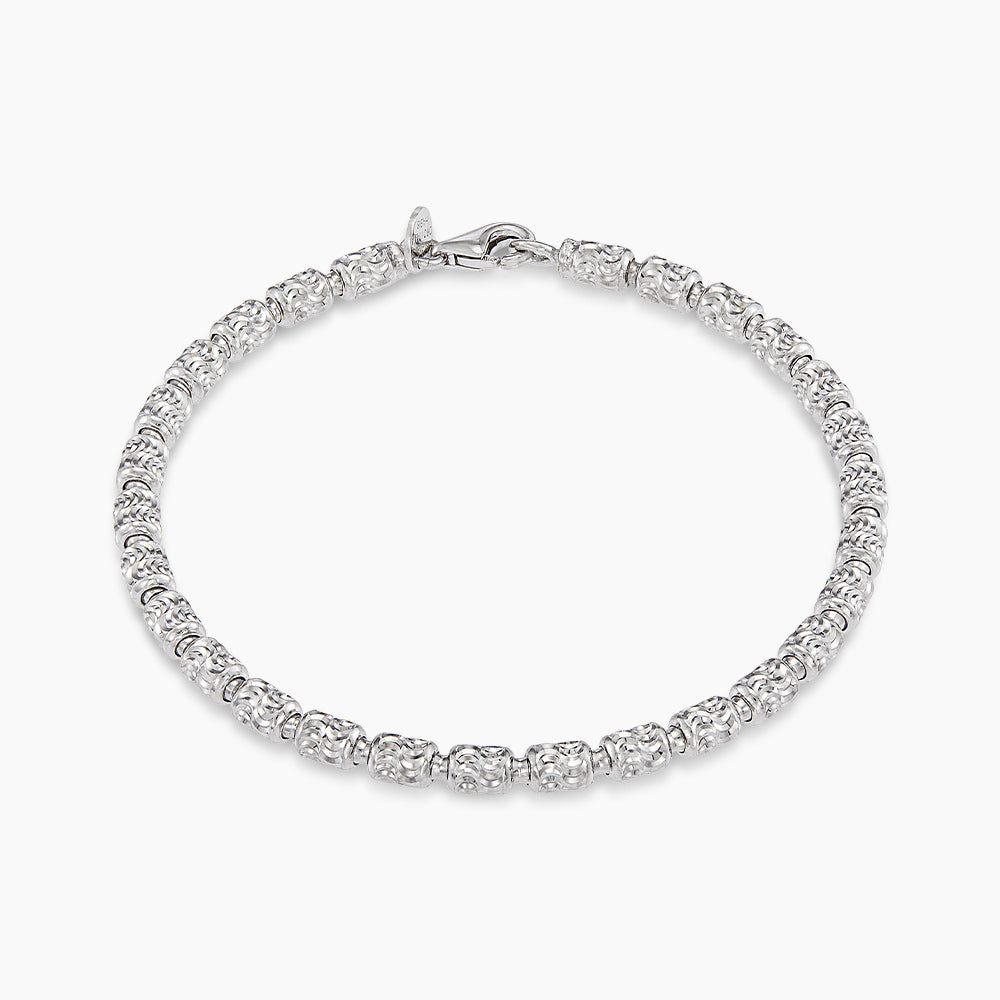 Oro Italia 916 White Gold Bracelet GW49571025(34W) (22K Gold)