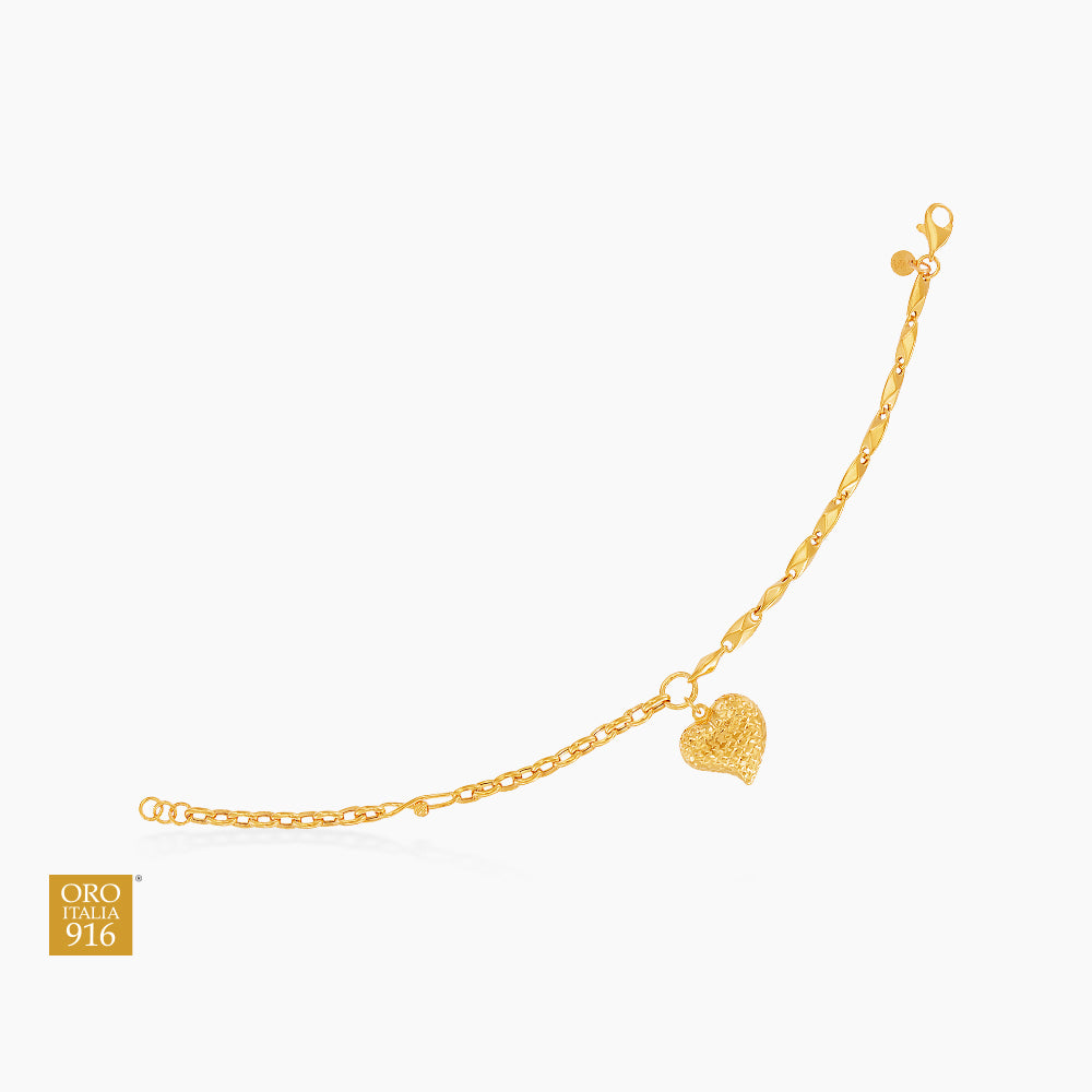 AMORE | Oro Italia 916 Yellow Gold Bracelet GW54180925 (22K Gold)