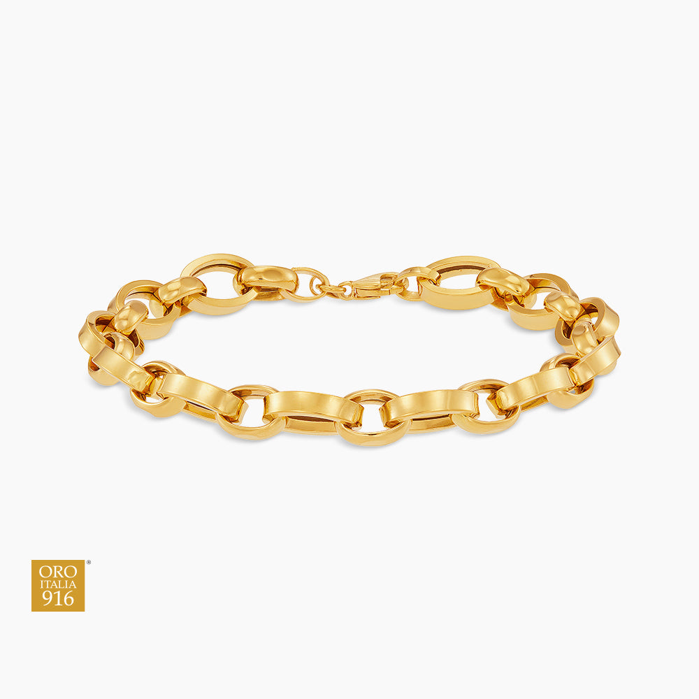 Oro Italia 916 Yellow Gold Bracelet GW55560426 (22K Gold)