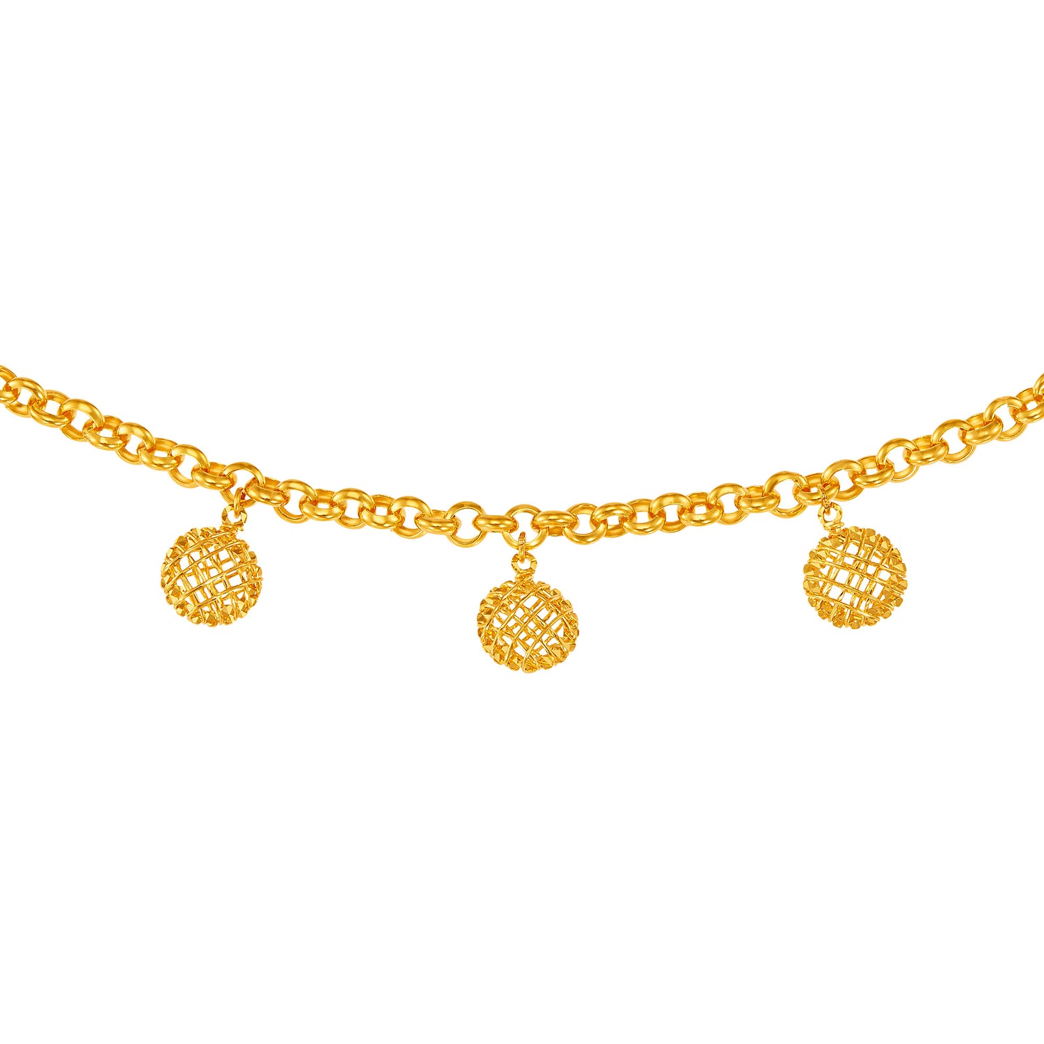 916/22K Yellow  Gold Bracelet TWSA-021224