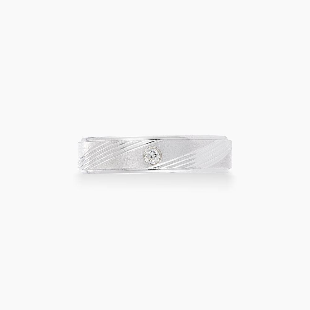 Diamond Ring in 375/9K White Gold A0318